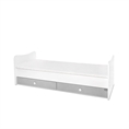 Bed MiniMAX NEW white+stone grey /teenage bed/